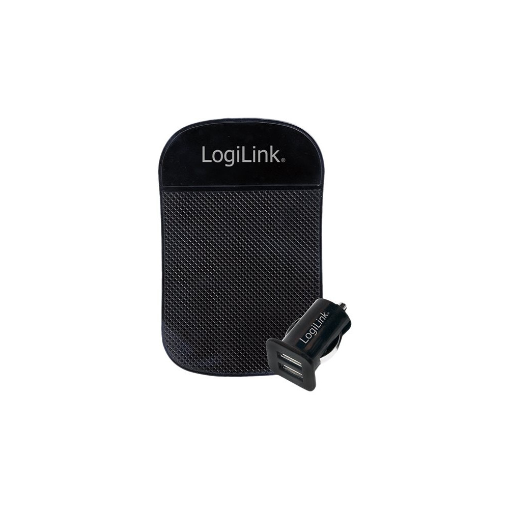 Produktbild för LogiLink strömadapter för bil - 2 x USB - 10.5 watt