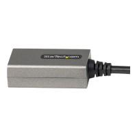 Produktbild för Startech Mini DisplayPort to HDMI Adapter, mDP to HDMI Adapter Dongle, 1080p, Mini DisplayPort 1.2 to HDMI Monitor/Display, Mini DP to HDMI Video Converter, 12" Long Attached Cable - Thunderbolt 1/2 Compatible (MDP2HDEC) - videokort - Mini DisplayPort / H