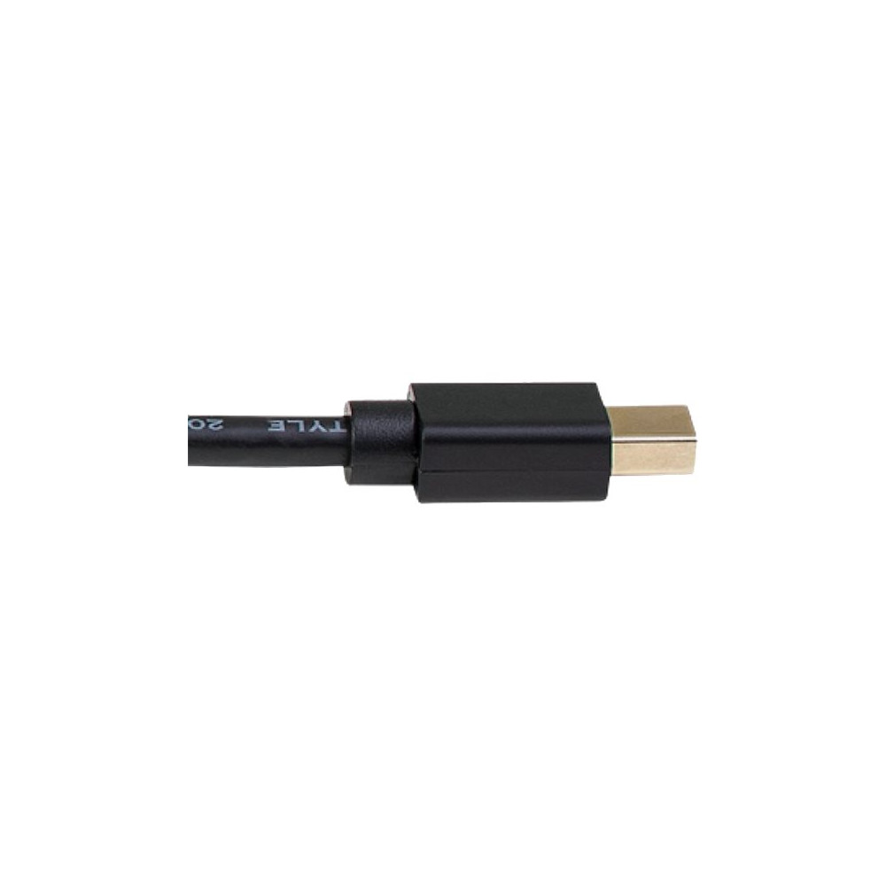 Produktbild för Startech Mini DisplayPort to HDMI Adapter, mDP to HDMI Adapter Dongle, 1080p, Mini DisplayPort 1.2 to HDMI Monitor/Display, Mini DP to HDMI Video Converter, 12" Long Attached Cable - Thunderbolt 1/2 Compatible (MDP2HDEC) - videokort - Mini DisplayPort / H