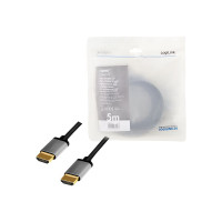 Produktbild för LogiLink HDMI-kabel med Ethernet - 5 m