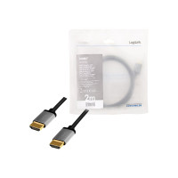 Produktbild för LogiLink HDMI-kabel med Ethernet - 2 m