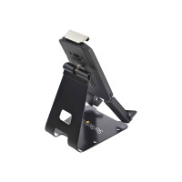 Produktbild för StarTech.com Säkert stativ för surfplatta med K-Slot kabellås - Låsbar hållare för 7,9-13-tums surfplattor - Universellt justerbart fäste för surfplattor på skrivbord/ytor - Låsbart stöldskydd - Säkerhetsfäste - ställ för bärbar dator/surfplatta
