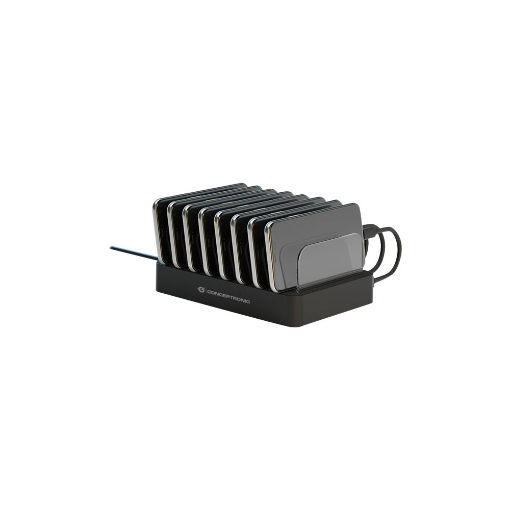 Produktbild för Conceptronic OZUL laddningsstation - 6 x USB, 2 x USB-C - 75 watt