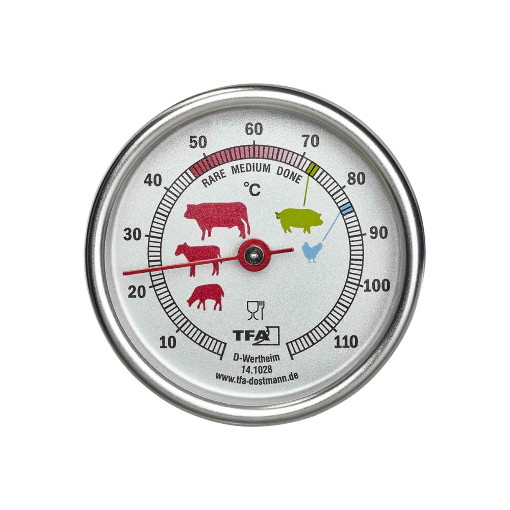 Produktbild för TFA köttermometer - silver
