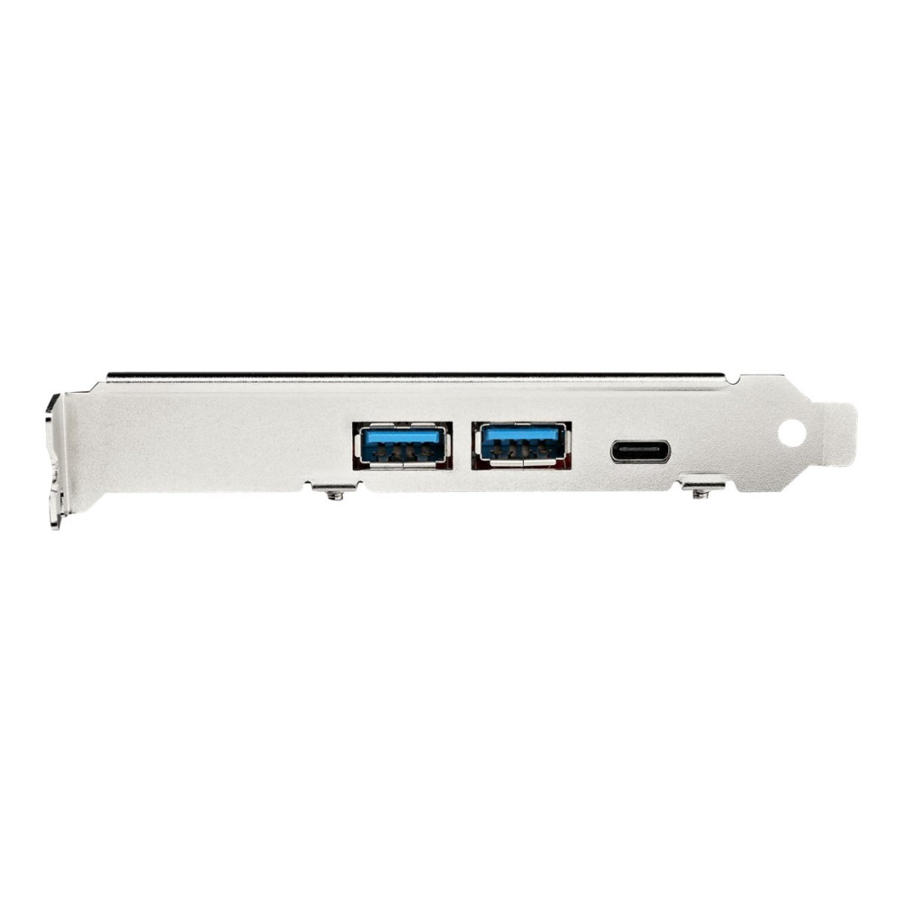 Produktbild för Startech 5-ports USB PCIe-kort - 10 Gbps USB 3.1 Gen 2 PCIe-kort med 1x USB-C och 2x USB-A - 1x 2-ports IDC (intern 5 Gbps USB-expansion) - USB C PCI Express-kontrollerkort - USB-adapter - PCIe 3.0 x4 - USB-C 3.1 Gen 2 x 2 + USB-C 3.2 Gen 2 x 1