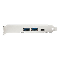 Produktbild för Startech 5-ports USB PCIe-kort - 10 Gbps USB 3.1 Gen 2 PCIe-kort med 1x USB-C och 2x USB-A - 1x 2-ports IDC (intern 5 Gbps USB-expansion) - USB C PCI Express-kontrollerkort - USB-adapter - PCIe 3.0 x4 - USB-C 3.1 Gen 2 x 2 + USB-C 3.2 Gen 2 x 1