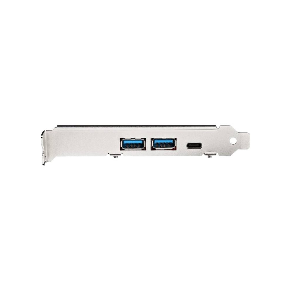 Produktbild för Startech 5-ports USB PCIe-kort - 10 Gbps USB 3.1 Gen 2 PCIe-kort med 1x USB-C och 2x USB-A - 1x 2-ports IDC (intern 5 Gbps USB-expansion) - USB C PCI Express-kontrollerkort - USB-adapter - PCIe 3.0 x4 - USB-C 3.1 Gen 2 x 2 + USB-C 3.2 Gen 2 x 1