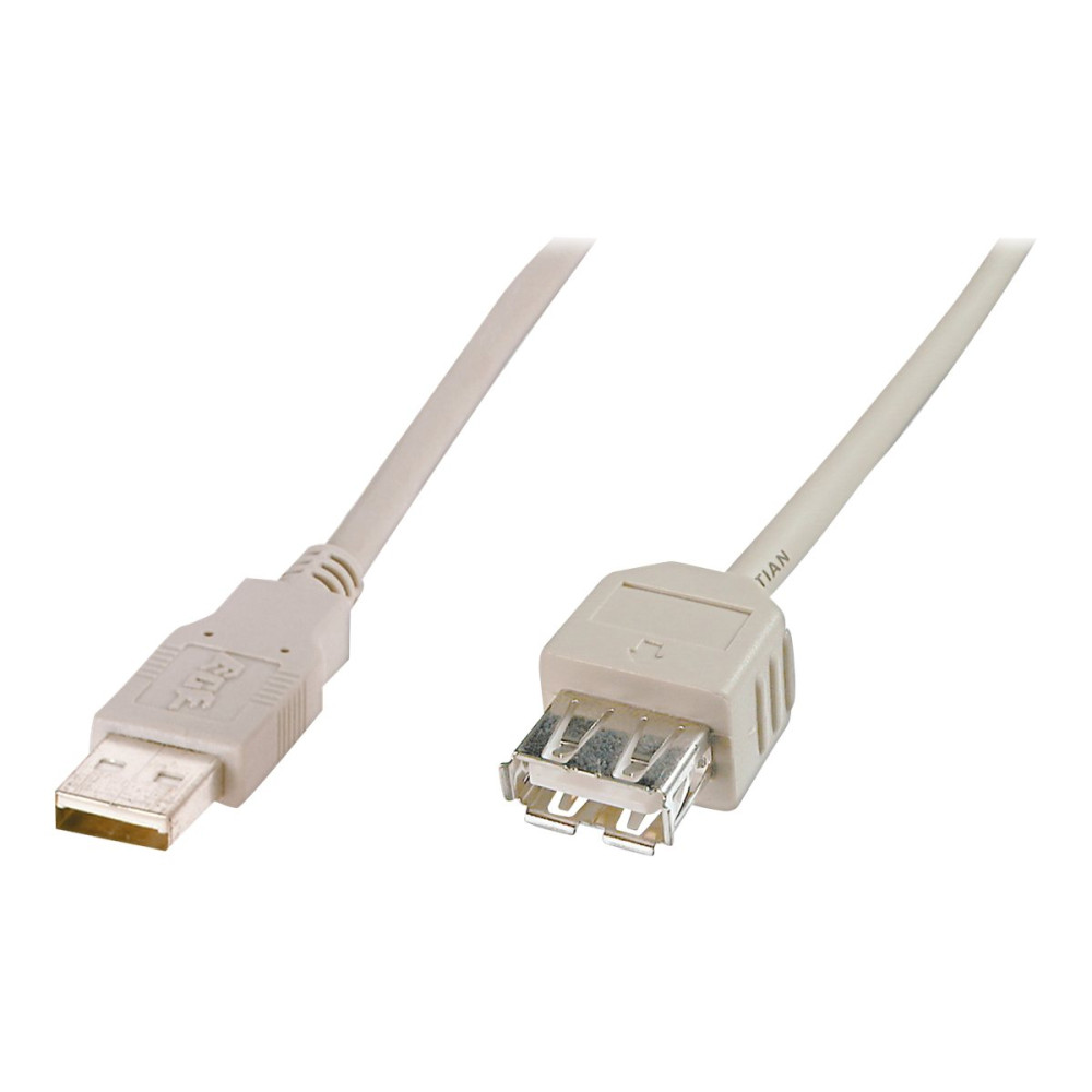 Produktbild för ASSMANN - USB-förlängningskabel - USB till USB - 1.8 m