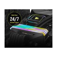 Produktbild för CORSAIR Vengeance RGB RT - DDR4 - sats - 32 GB: 2 x 16 GB - DIMM 288-pin / PC4-25600 - ej buffrad