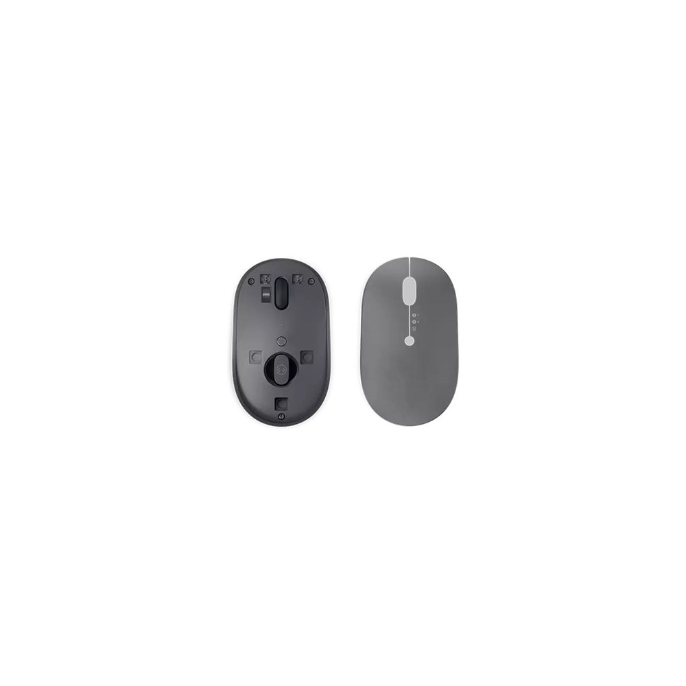 Produktbild för Lenovo Go Multi-device - mus - 2.4 GHz, Bluetooth 5.0 - åskmolnsgrå