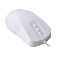 Produktbild för Contour Active Key AK-PMH12 - Standard Sized - mus - medical, hygienic design - USB - vit