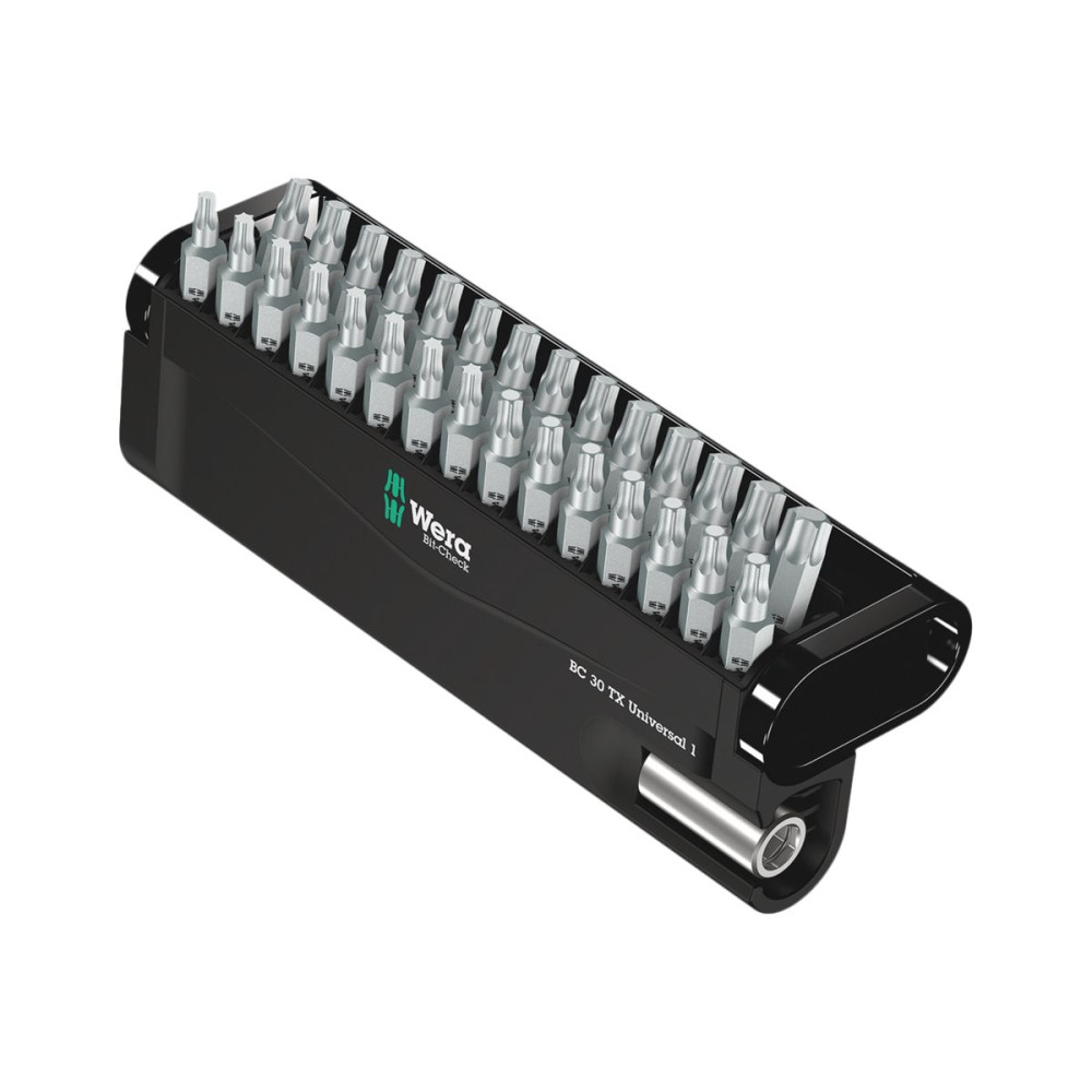 Produktbild för Wera Bit-Check 30 TX Universal 1 - skruvmejselbitsats - 30 delar