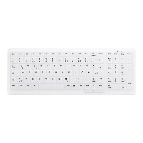 CHERRY Active Key MedicalKey AK-C7000 - tangentbord - tysk - vit Inmatningsenhet - Tangentbord