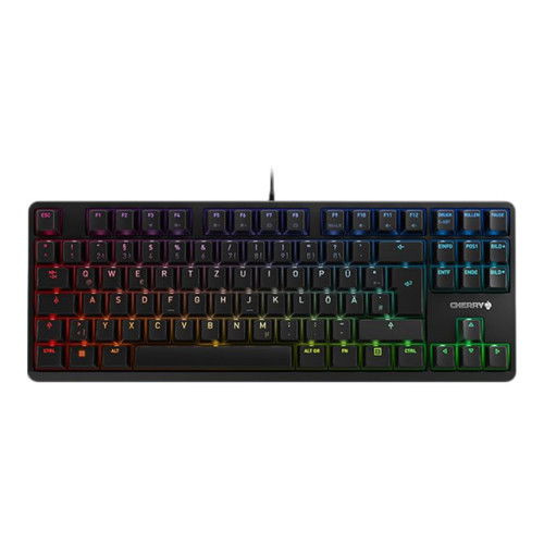 CHERRY CHERRY G80-3000N RGB TKL - tangentbord - QWERTZ - tysk - svart Inmatningsenhet