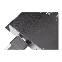 Produktbild för StarTech.com 4-port USB C-hubb 10 Gbps - Industriell USB-C-hubb i metall - 2x USB-C &amp;amp; 2x USB-A - ESD-överspänningsskydd - USB-C eller USB-A-värd - Självdriven monterbar USB 3.1 Gen 2 Type-C-hubb - hubb - 4 portar