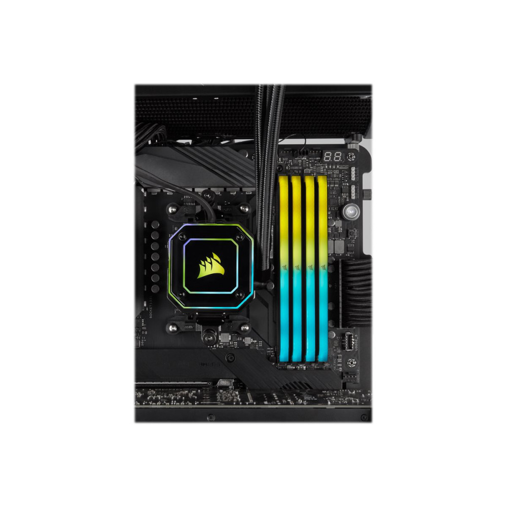 Produktbild för CORSAIR Vengeance RGB RS - DDR4 - modul - 16 GB - DIMM 288-pin - 3200 MHz / PC4-25600 - ej buffrad