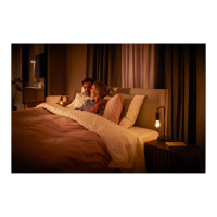 Produktbild för Philips Hue White ambiance - LED-glödlampa med filament - form: A60 - klar finish - E27 - 7 W - varmt till kallt vitt ljus - 2200-4500 K