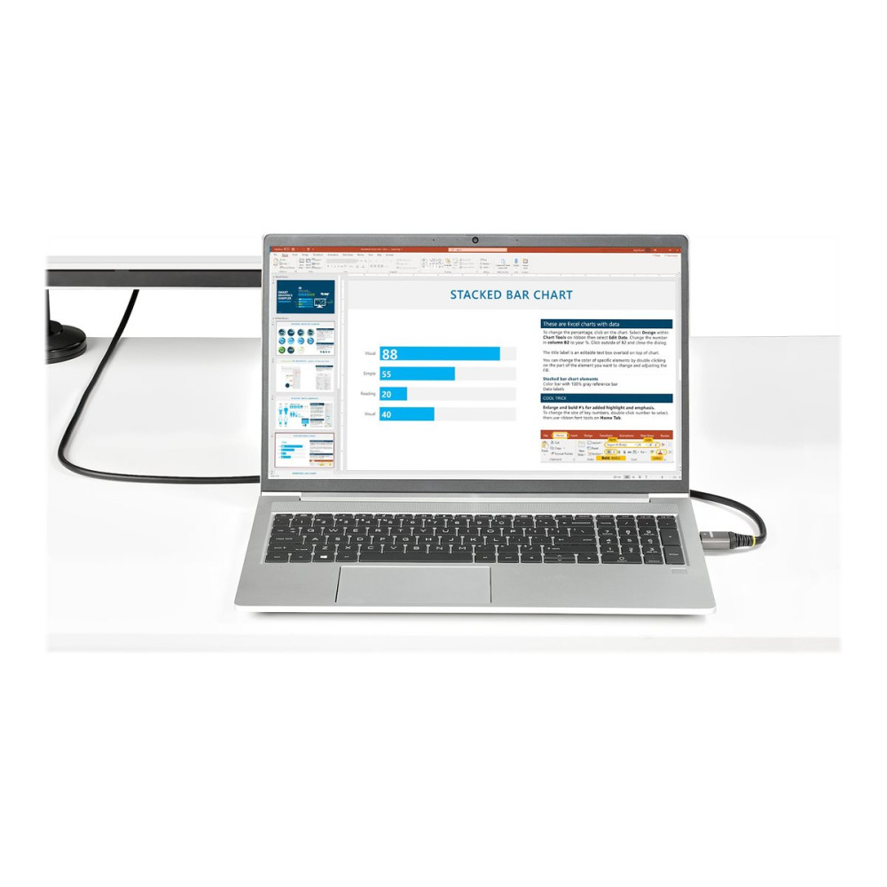Produktbild för StarTech.com 1 m HDMI 2.1-kabel 8K - Certifierad Ultra High Speed HDMI-kabel 48 Gbit/s - 8K 60 Hz/4K 120 Hz HDR10 + eARC - Ultra HD 8K HDMI-kabel - Monitor/TV/skärm - Flexibel TPE-mantel - HDMI-kabel med Ethernet - 1 m