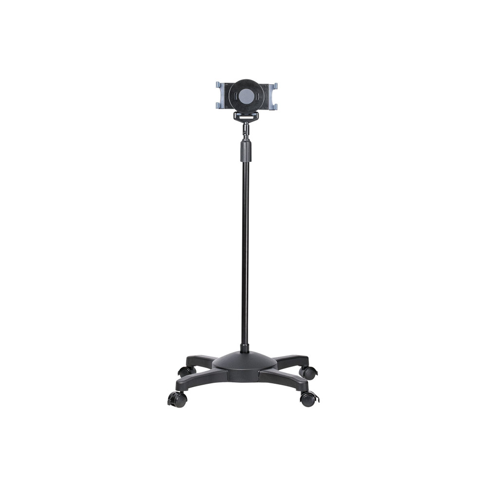 Produktbild för StarTech.com Mobile Tablet Stand w/ Lockable Wheels, Height Adjustable Cart, Universal Rolling Floor Stand for Tablets from 7-11in, Portable Tablet Stand w/ Detachable Tablet Holder, TAA - Ergonomic Tablet Stand vagn - för surfplatta