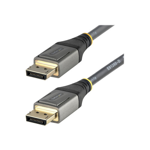 StarTech.com StarTech 3 m VESA-certifierad DisplayPort 1.4-kabel - 8K 60 Hz HDR10 - Ultra HD 4K 120 Hz-video - DP 1.4-kabel/-sladd - För skärmar/displayer - DisplayPort till DisplayPort-kabel - M/M - DisplayPort-kabel - DisplayPort till DisplayPort - 3 m