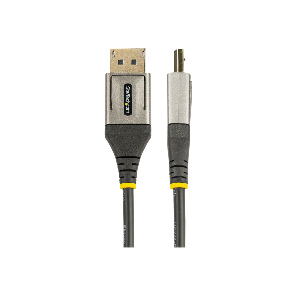 Produktbild för StarTech 3 m VESA-certifierad DisplayPort 1.4-kabel - 8K 60 Hz HDR10 - Ultra HD 4K 120 Hz-video - DP 1.4-kabel/-sladd - För skärmar/displayer - DisplayPort till DisplayPort-kabel - M/M - DisplayPort-kabel - DisplayPort till DisplayPort - 3 m