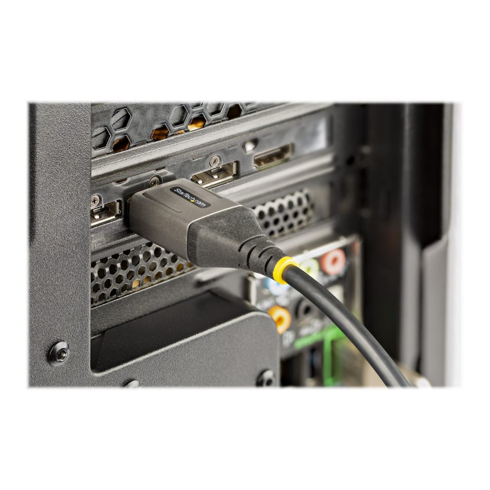 Produktbild för StarTech 3 m VESA-certifierad DisplayPort 1.4-kabel - 8K 60 Hz HDR10 - Ultra HD 4K 120 Hz-video - DP 1.4-kabel/-sladd - För skärmar/displayer - DisplayPort till DisplayPort-kabel - M/M - DisplayPort-kabel - DisplayPort till DisplayPort - 3 m