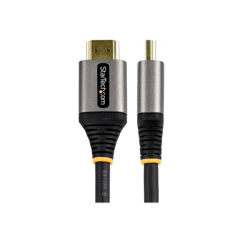 StarTech.com StarTech.com 5 m HDMI 2.1-kabel 8K - Certifierad Ultra High Speed HDMI-kabel 48 Gbit/s - 8K 60 Hz/4K 120 Hz HDR10 + eARC - Ultra HD 8K HDMI-kabel - Monitor/TV/skärm - Flexibel TPE-mantel - HDMI-kabel med Ethernet - 5 m