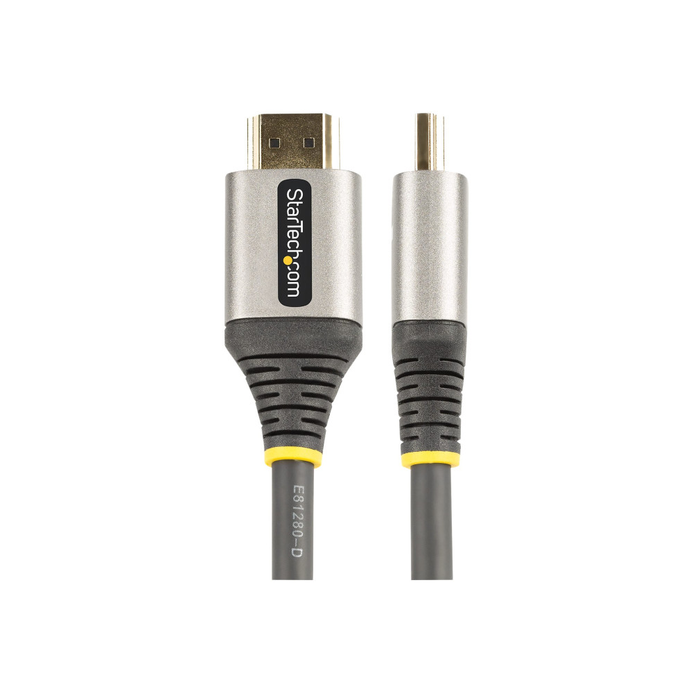 Produktbild för StarTech.com 3 m HDMI 2.1-kabel 8K - Certifierad Ultra High Speed HDMI-kabel 48 Gbit/s - 8K 60 Hz/4K 120 Hz HDR10 + eARC - Ultra HD 8K HDMI-kabel - Monitor/TV/skärm - Flexibel TPE-mantel - HDMI-kabel med Ethernet - 3 m