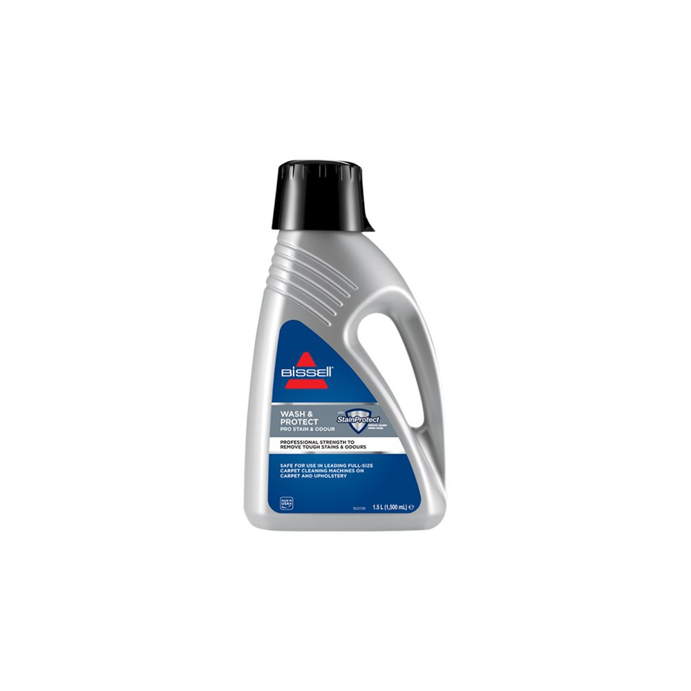 Produktbild för BISSELL Wash & Protect cleaner / deodorizer - vätska - flaska - 1.5 L - färsk - koncentrerat