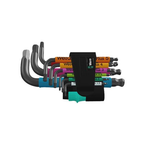 WERA WERK Wera 950/9 Hex-Plus - L-nyckelsats - 9 delar