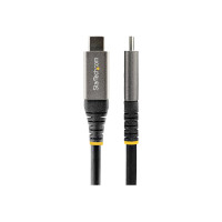 Produktbild för StarTech 1 m USB C-kabel 10 Gbit/s - USB-IF-certifierad USB-C-kabel - USB 3.1/3.2 Gen 2 Type-C kabel - 100 W (5A) Power Delivery-laddning, DP alt-läge - USB C till C-kabel - Laddning och synkronisering - USB typ C-kabel - USB-C till USB-C - 1 m