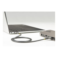 Produktbild för StarTech 1 m USB C-kabel 10 Gbit/s - USB-IF-certifierad USB-C-kabel - USB 3.1/3.2 Gen 2 Type-C kabel - 100 W (5A) Power Delivery-laddning, DP alt-läge - USB C till C-kabel - Laddning och synkronisering - USB typ C-kabel - USB-C till USB-C - 1 m