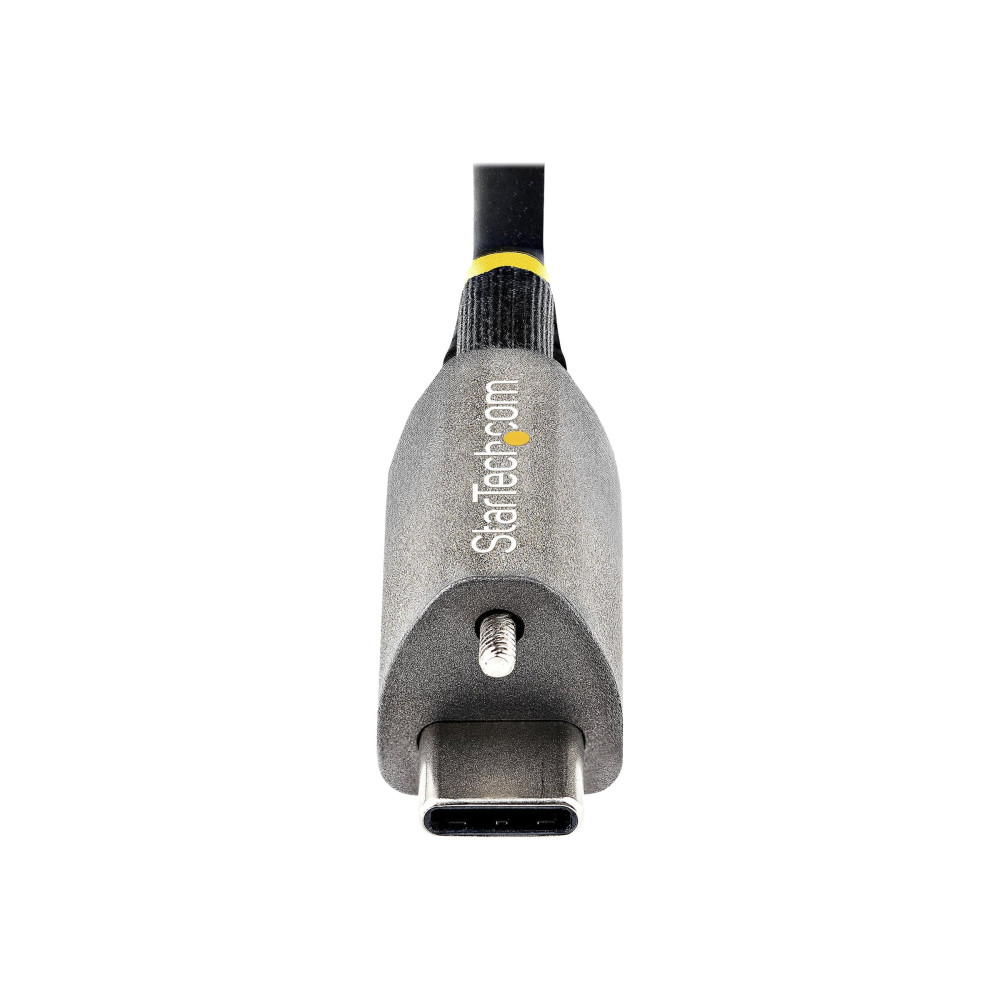 Produktbild för StarTech 1 m toppskruvlåsande USB C-kabel 10 Gbit/s - USB 3.1/3.2 Gen 2 Type-C kabel - 100W (5A) Power Delivery-laddning, DP alt-läge - Enkel skruvlåsning - USB-C-kabel ladda/synkronisera - USB typ C-kabel - USB-C till USB-C - 1 m