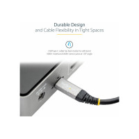Produktbild för StarTech 50 cm USB C-kabel 10 Gbit/s - USB 3.1/3.2 Gen 2 Type-C kabel - 100W (5A) Power Delivery-laddning, DP alt-läge - USB-C-kabel för USB-C bärbar dator/telefon/enhet - Ladda/synkronisera - USB typ C-kabel - USB-C till USB-C - 50 cm