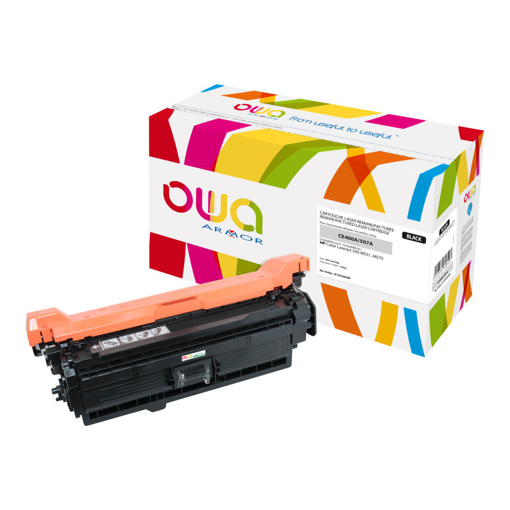 Produktbild för OWA - svart - kompatibel - tonerkassett (alternativ för: HP CE400A)