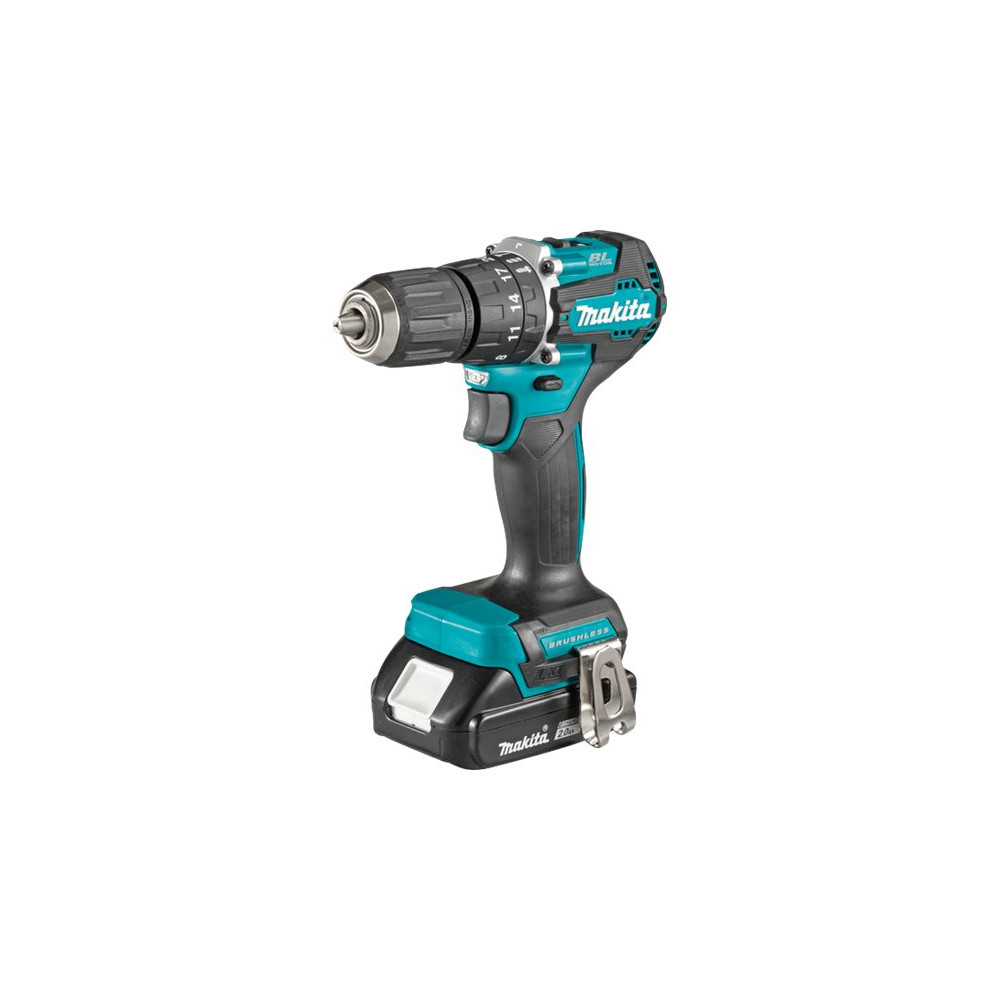Produktbild för Makita DHP487RAJ - slagborr/skruvdragare - sladdlös - 2 hastigheter - 2 batterier