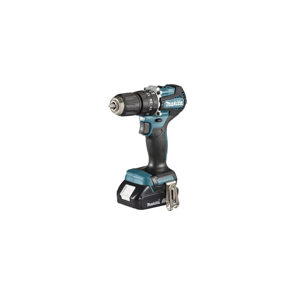 Produktbild för Makita DHP487RAJ - slagborr/skruvdragare - sladdlös - 2 hastigheter - 2 batterier