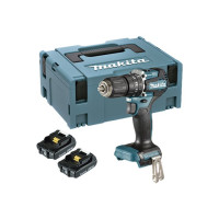 Produktbild för Makita DHP487RAJ - slagborr/skruvdragare - sladdlös - 2 hastigheter - 2 batterier