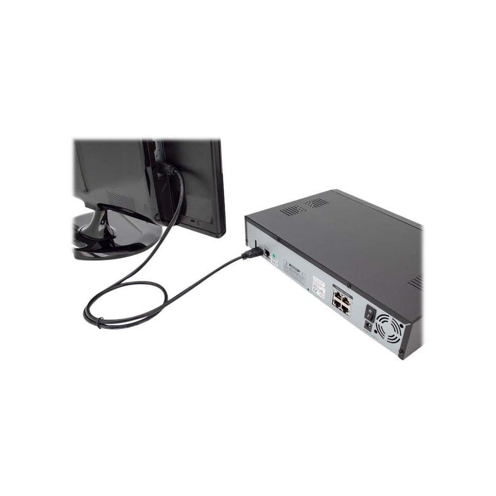 Produktbild för DIGITUS HDMI-kabel med Ethernet - 5 m