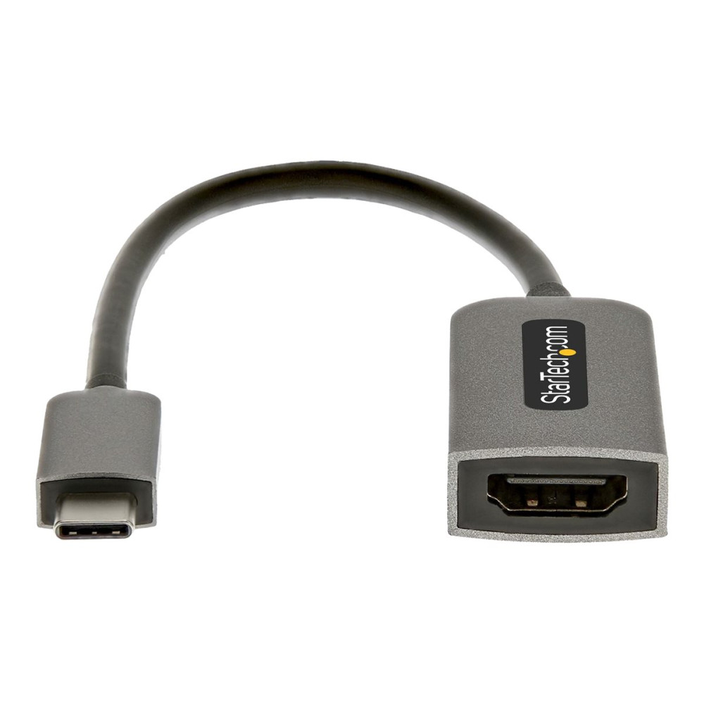 Produktbild för Startech USB C till HDMI-adapter - 4K 60 Hz video, HDR10 - USB-C till HDMI 2.0b adapterdongel - USB Type-C DP alt-läge till HDMI-monitor/skärm/TV - USB C till HDMI-konverterare - videokort - HDMI / USB - 13 cm