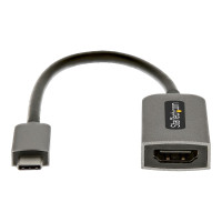 Produktbild för Startech USB C till HDMI-adapter - 4K 60 Hz video, HDR10 - USB-C till HDMI 2.0b adapterdongel - USB Type-C DP alt-läge till HDMI-monitor/skärm/TV - USB C till HDMI-konverterare - videokort - HDMI / USB - 13 cm