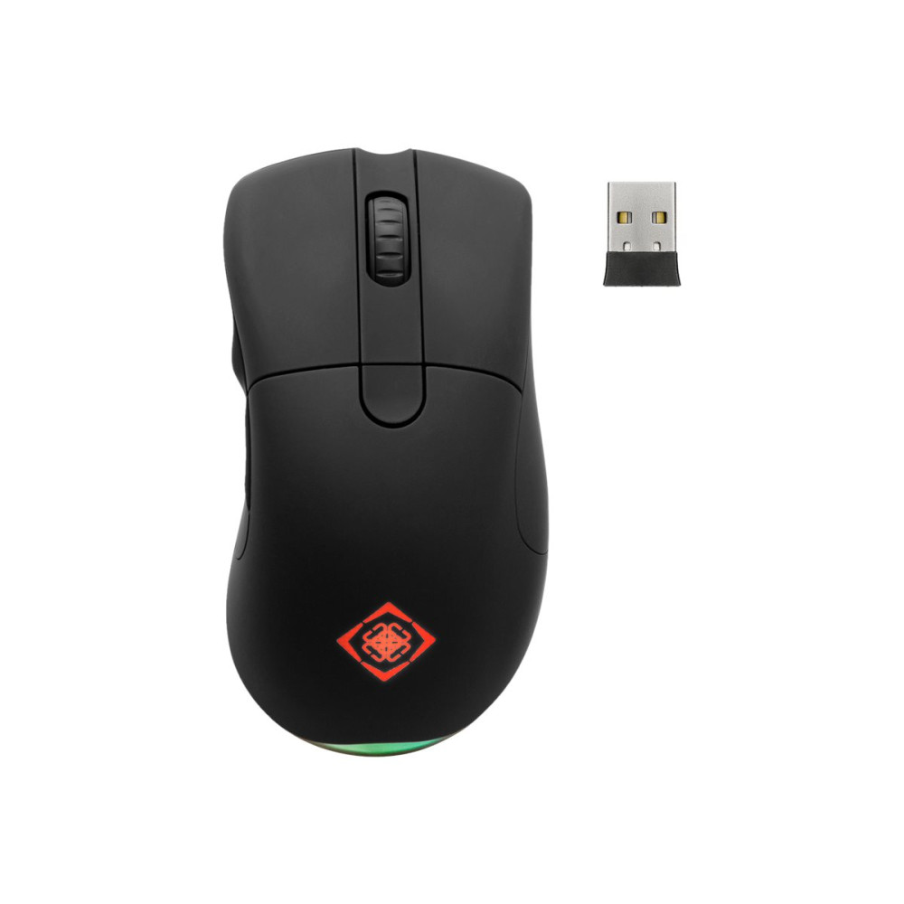 Produktbild för DELTACO GAMING GAM-107 - mus - USB, 2.4 GHz - svart