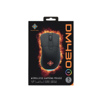 Produktbild för DELTACO GAMING GAM-107 - mus - USB, 2.4 GHz - svart