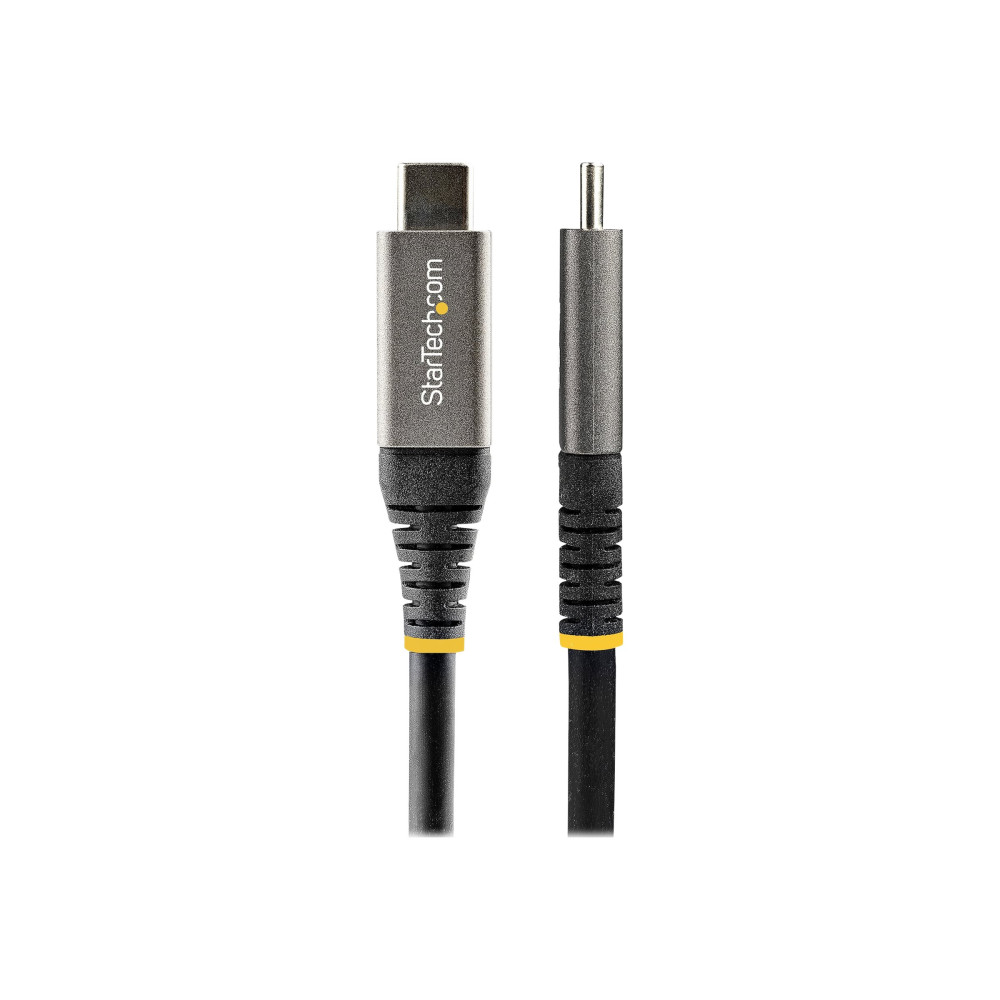 Produktbild för StarTech 2 m USB C-kabel 5 Gbit/s - USB-C-kabel av hög kvalitet - USB 3.1/3.2 Gen 1 Type-C kabel - 100 W (5A) Power Delivery-laddning, DP alt-läge - USB C till C-kabel - Laddning och synkronisering - USB typ C-kabel - USB-C till USB-C - 2 m