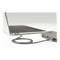 Produktbild för StarTech 2 m USB C-kabel 5 Gbit/s - USB-C-kabel av hög kvalitet - USB 3.1/3.2 Gen 1 Type-C kabel - 100 W (5A) Power Delivery-laddning, DP alt-läge - USB C till C-kabel - Laddning och synkronisering - USB typ C-kabel - USB-C till USB-C - 2 m