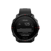 Produktbild för Polar Grit X Pro - svart DLC - sportklocka med band - svart