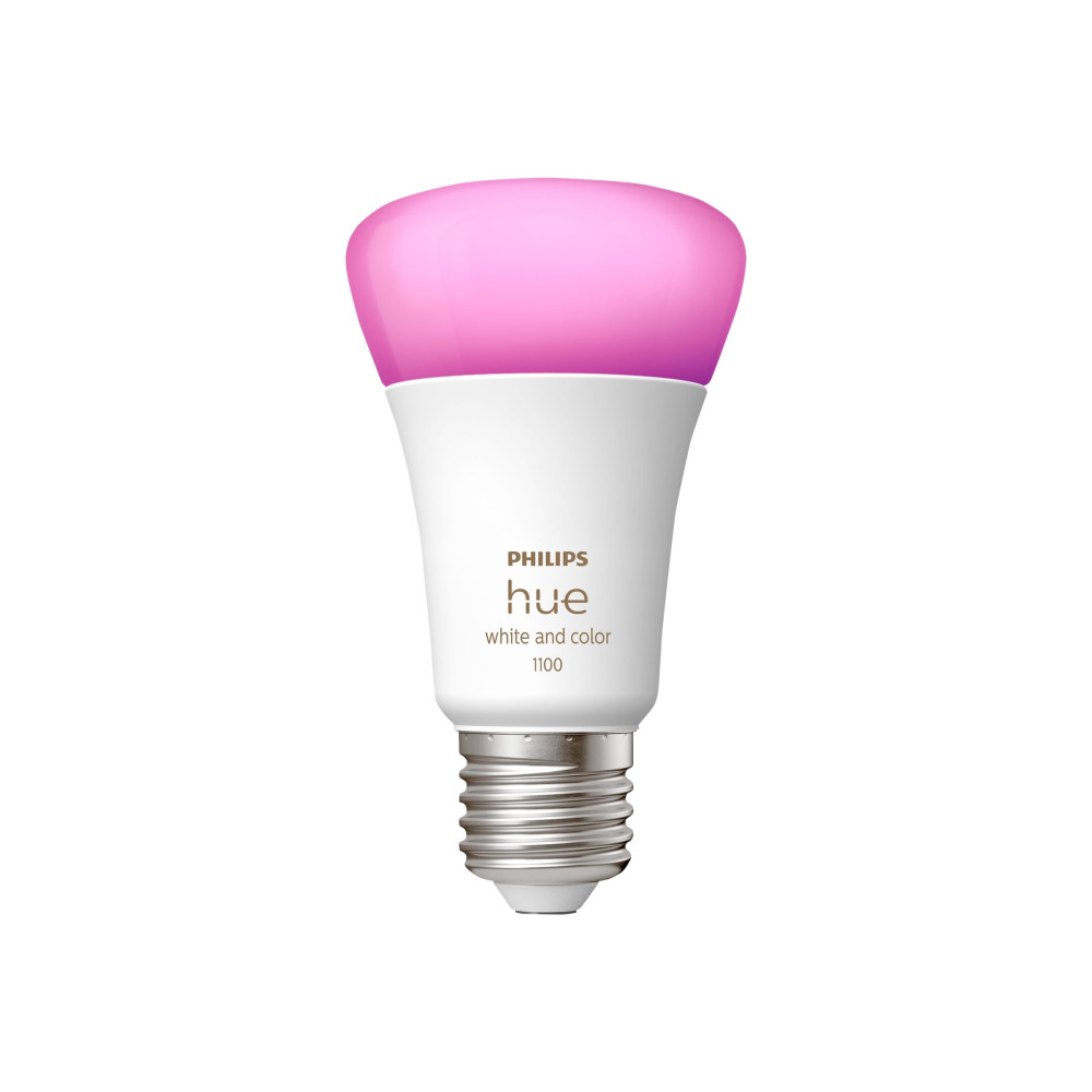 Produktbild för Philips Hue White and Color Ambiance - LED-glödlampa - form: A60 - E27 - 9 W - 16 miljoner färger - 2000-6500 K