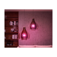 Produktbild för Philips Hue White and Color Ambiance - LED-glödlampa - form: A60 - E27 - 9 W - 16 miljoner färger - 2000-6500 K