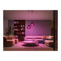 Produktbild för Philips Hue White and Color Ambiance - LED-glödlampa - form: A60 - E27 - 9 W - 16 miljoner färger - 2000-6500 K