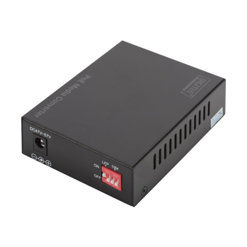 Digitus DIGITUS Professional DN-82140 - fibermediekonverterare - 10Mb LAN, 100Mb LAN, 1GbE